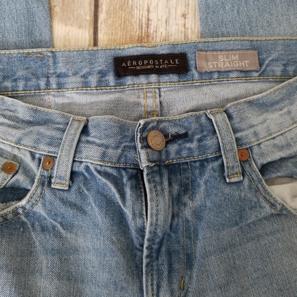 Aeropostale mens jeans 29x32 slim straight - Picture 3 of 5